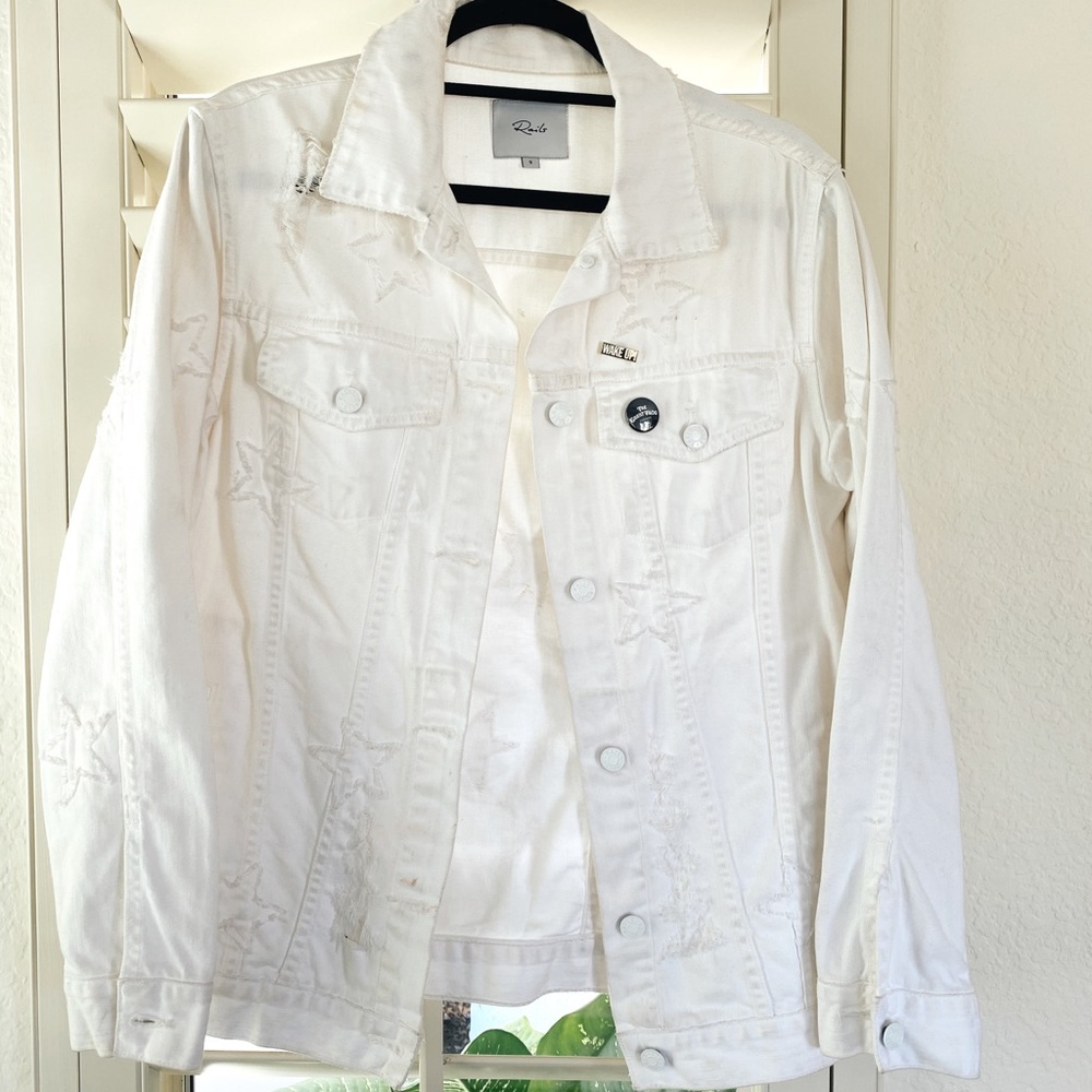 White Denim Rails Jacket
